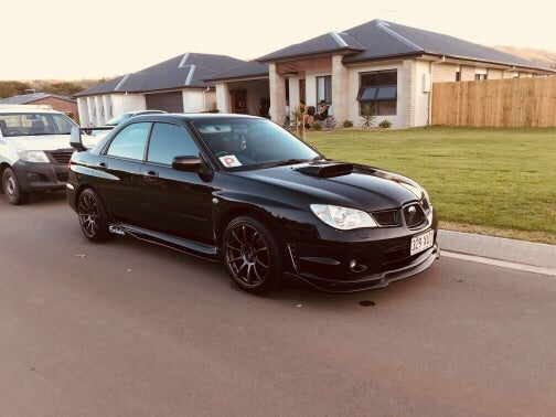 2006-2007 Hawkeye Subaru WRX STI GD CS2 Style Front Lip