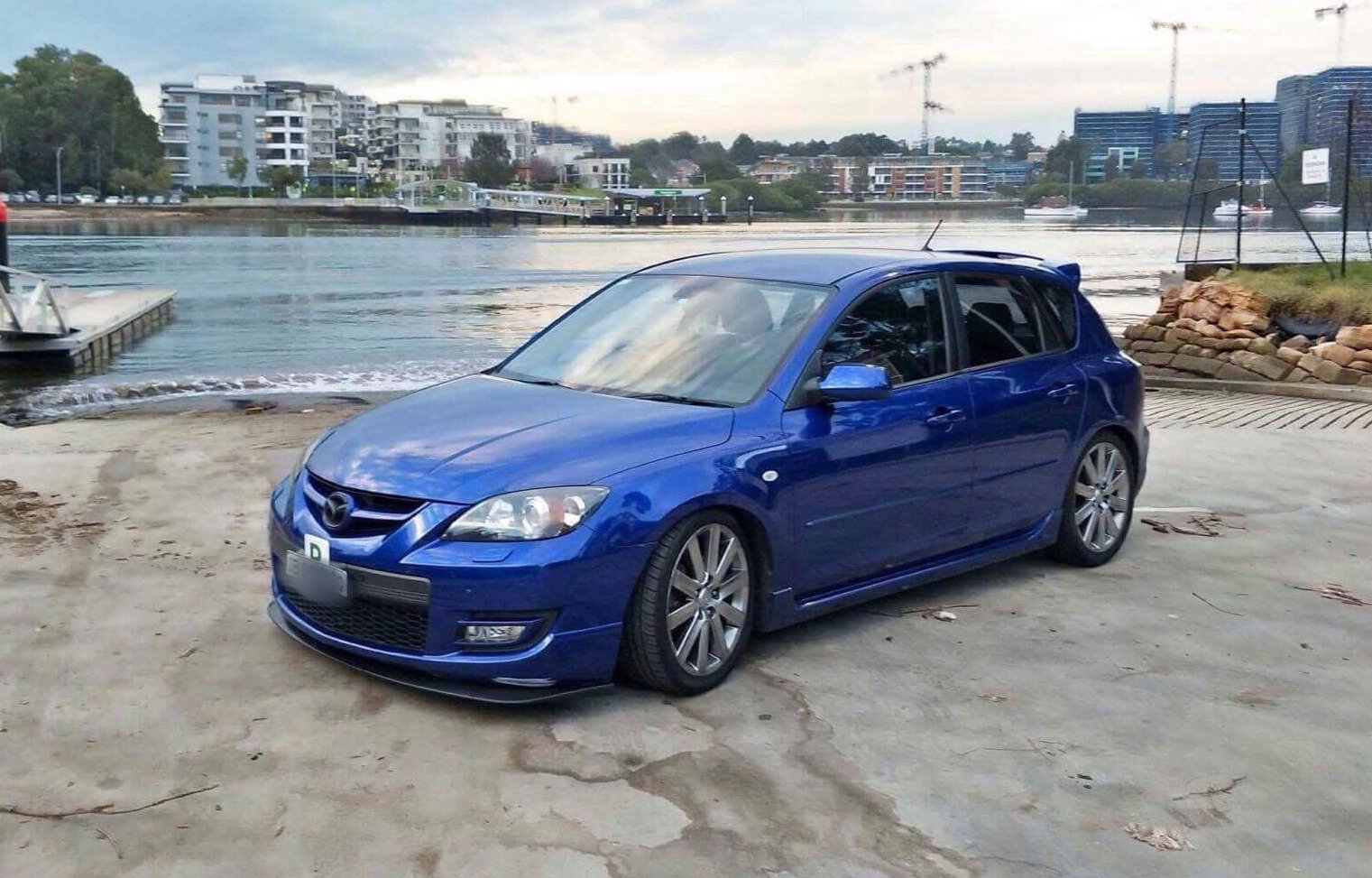 2006-2008 Mazda 3 MPS BK STI Polyurethane Front Lip