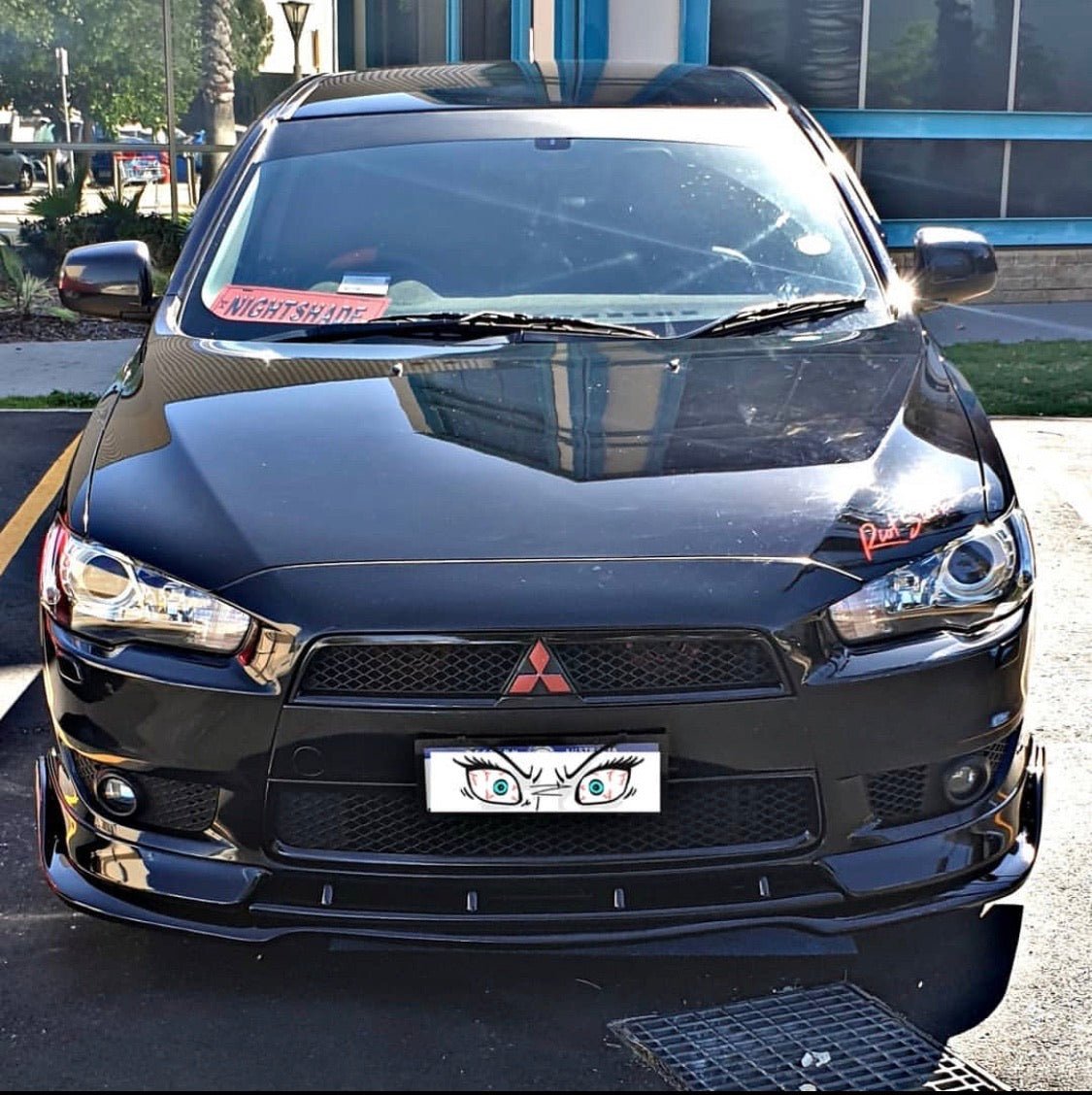 2009-2015 Mitsubishi Lancer CS Polyurethane Front Lip