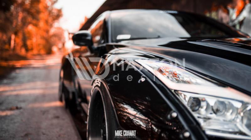 Nissan Skyline GT-R 35 Wide Body Kit + Set Of Carbon Splitters - Maxton Design