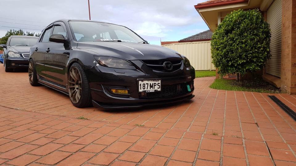 2006-2008 Mazda 3 MPS BK CS Polyurethane Front Lip