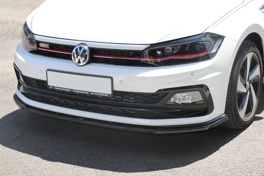Maxton Design Front Splitter V1 VW Polo Mk6 GTI