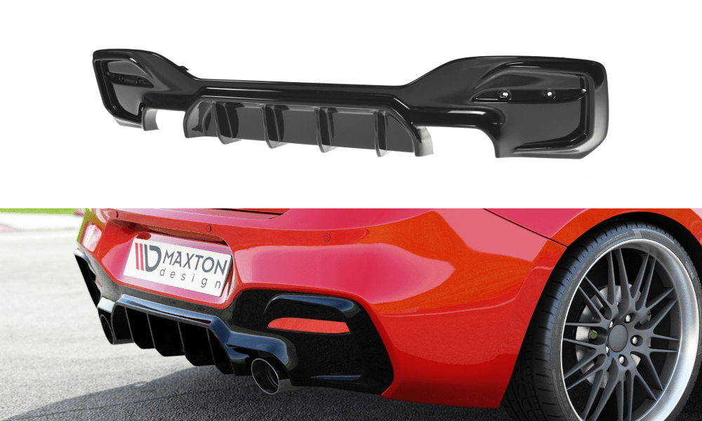 Maxton Design Rear Diffuser compatible with BMW 1M F20 (Facelift)
