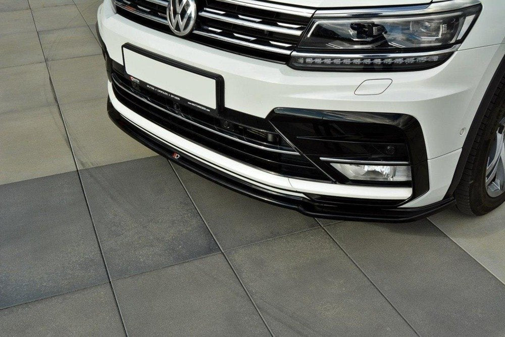 Maxton Design VW Tiguan Mk2 R-Line Front Splitter Lip