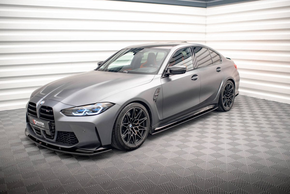 Maxton Design Side Skirts Diffusers V.1 BMW M3 G80
