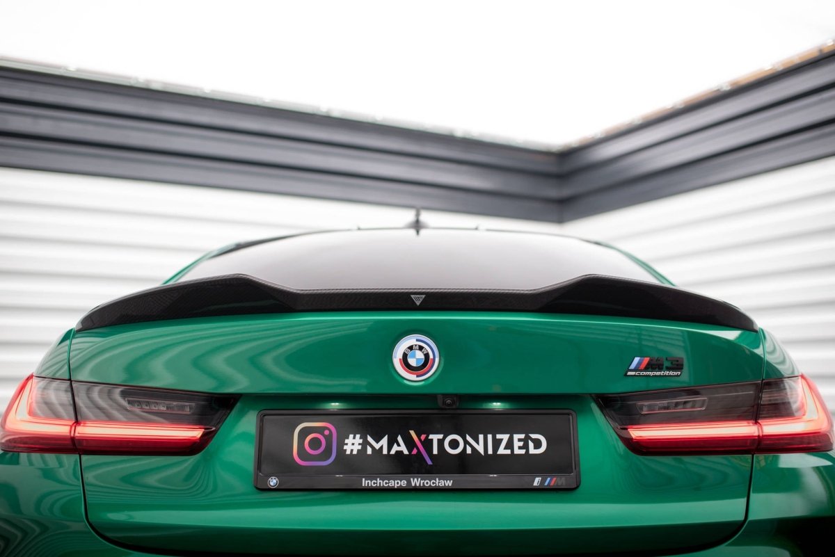 Maxton Carbon Fiber Boot Lip Spoiler BMW M3 G80 / M340i G20 / 3 M-pack / 3 Series G20