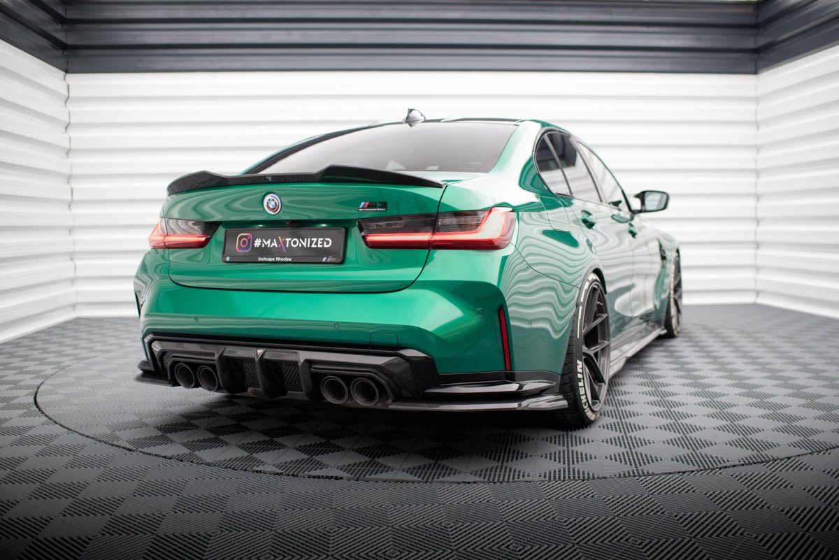 Maxton Carbon Fiber Rear Side Splitters BMW M3 G80 G81