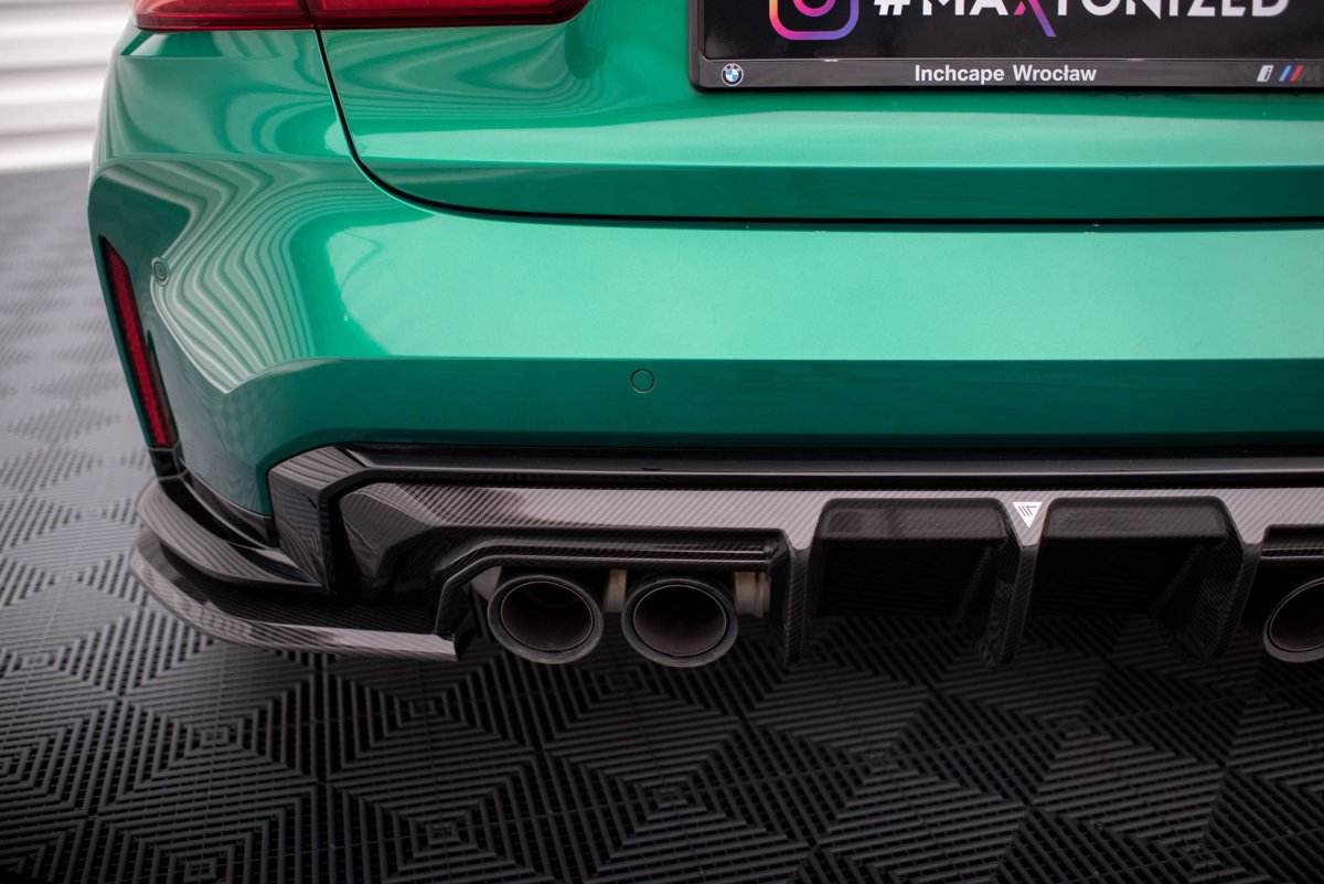 Maxton Carbon Fiber Rear Side Splitters BMW M3 G80 G81