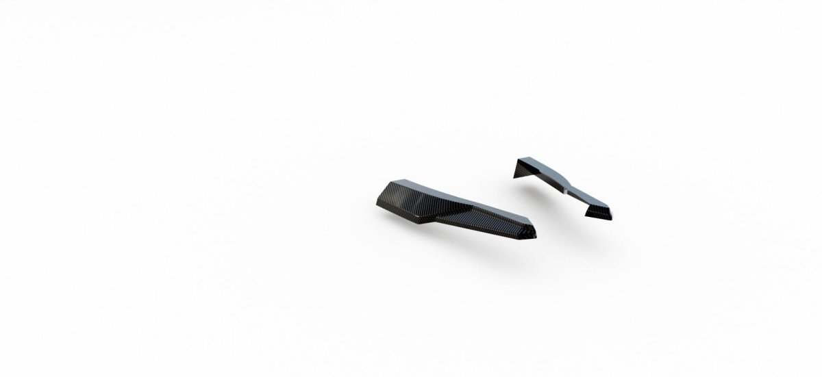 Maxton Carbon Fiber Rear Side Splitters Audi RSQ8