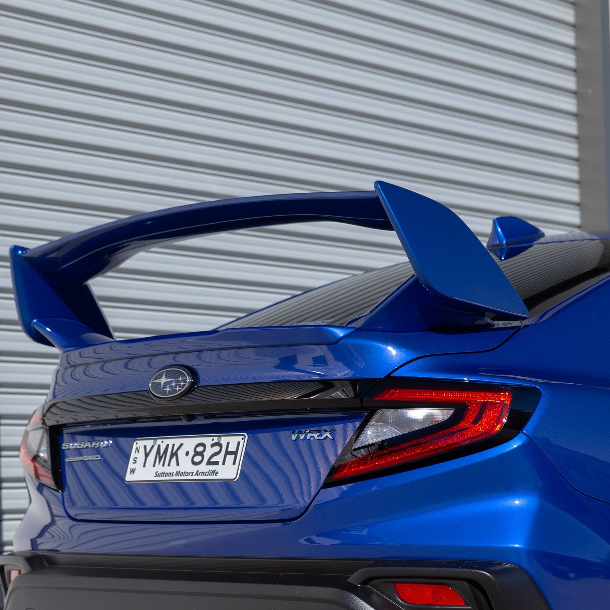 DMAKER STI-Spec Wing Spoiler For 2022+ Subaru WRX VB [Paint Matched] World Rally Blue Pearl - K7X