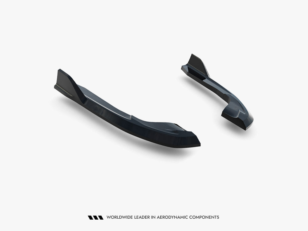 Maxton Design Rear Side Splitters V.2 Volkswagen Golf R Wagon Mk8 / Mk8 Facelift