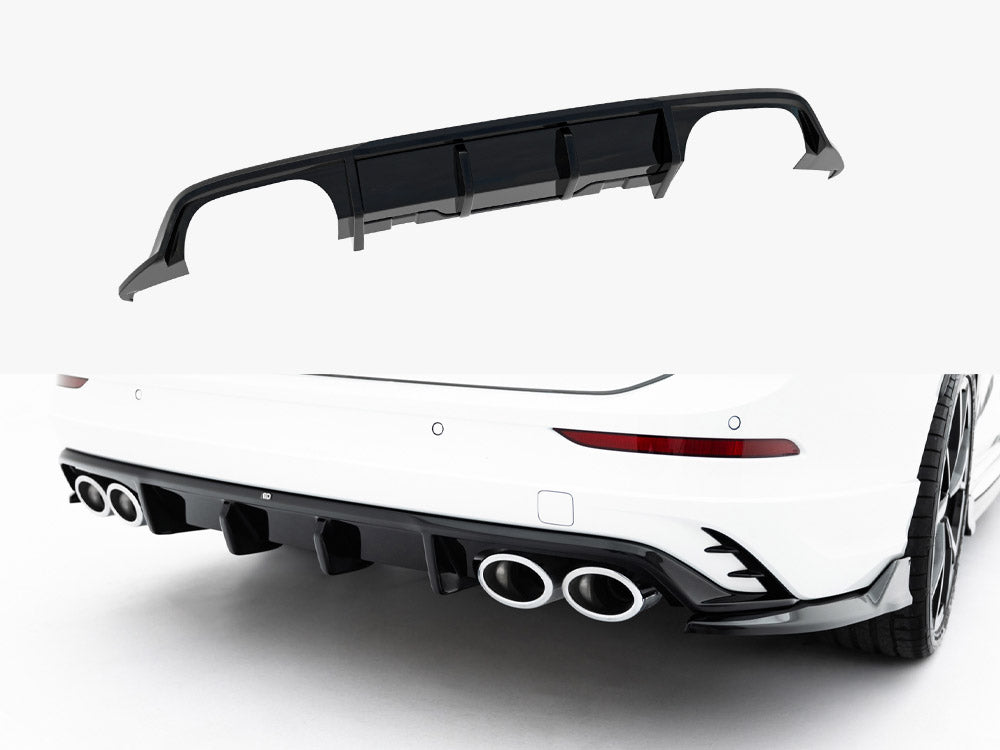 Maxton Design Rear Valance Volkswagen Golf R Wagon Mk8 / Mk8.5 Facelift