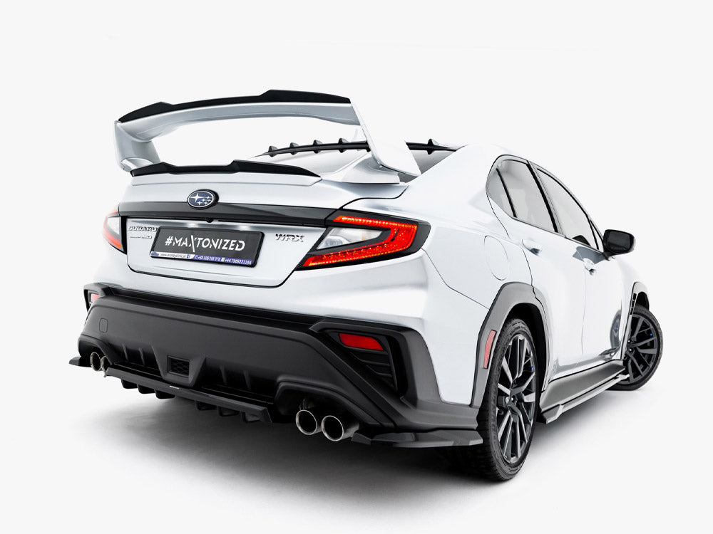 Maxton Design Rear Splitter (with vertical bars) Subaru WRX STI Mk2