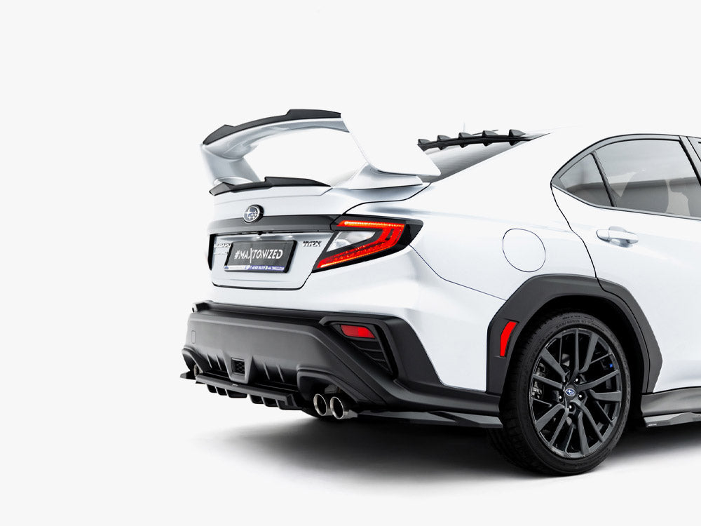 Maxton Design Rear Splitter (with vertical bars) Subaru WRX STI Mk2