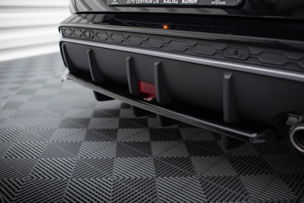 Maxton Design Rear Splitter (with vertical bars) Hyundai Kona N-Line Mk2