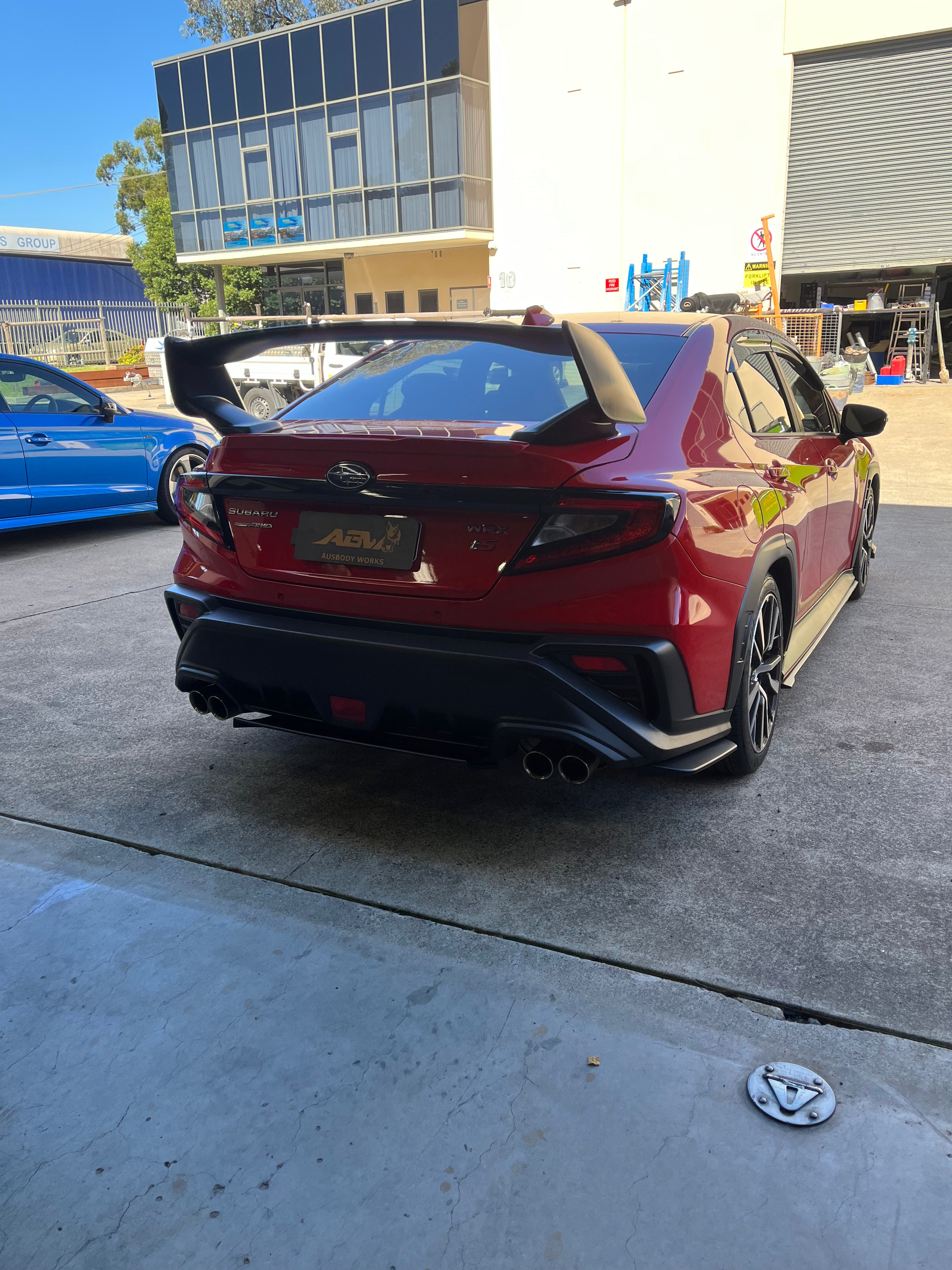 STI Style Wing Spoiler For 2022+ Subaru WRX VB [Paint Matched]