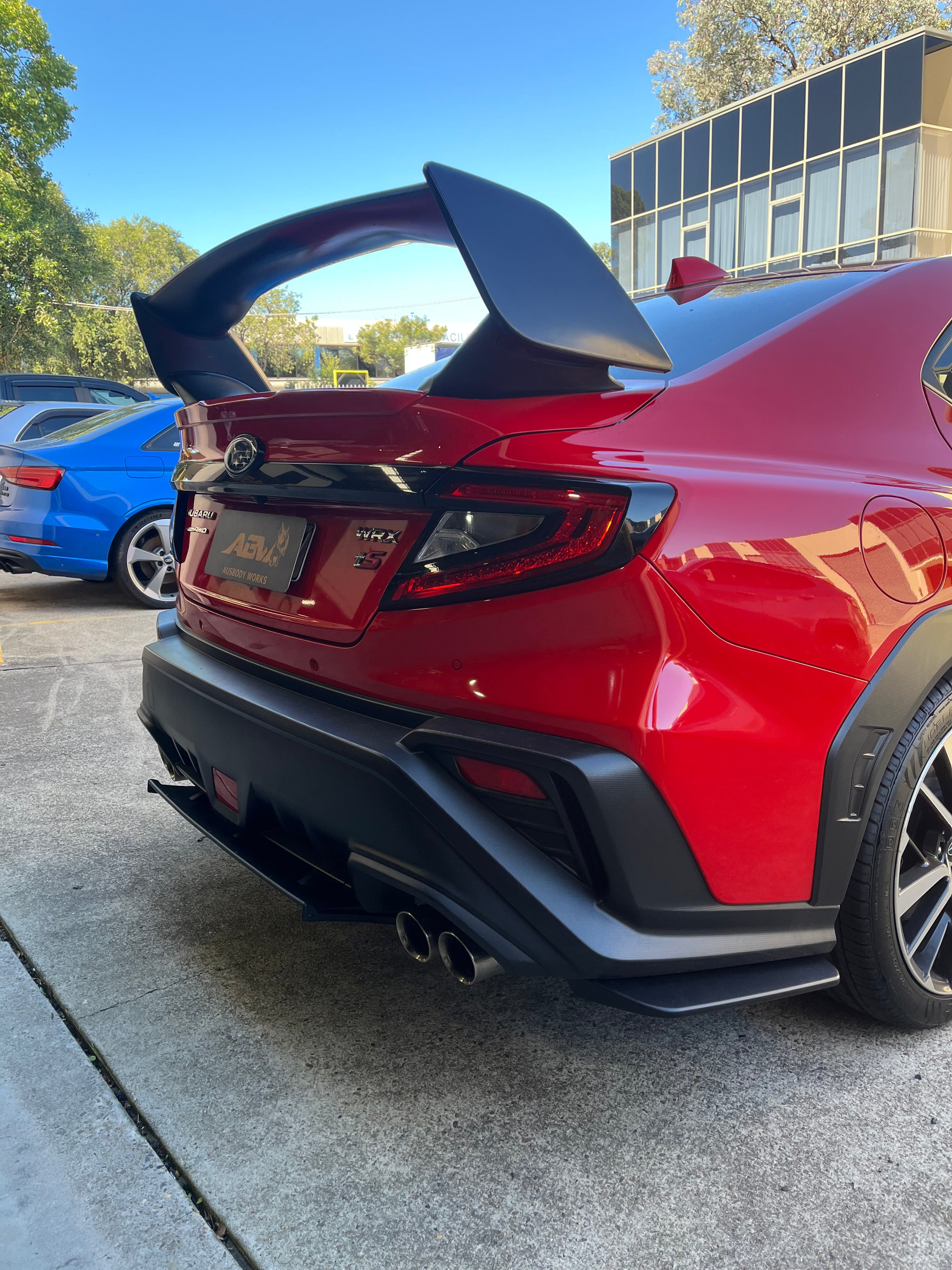 STI Style Wing Spoiler For 2022+ Subaru WRX VB [Paint Matched]