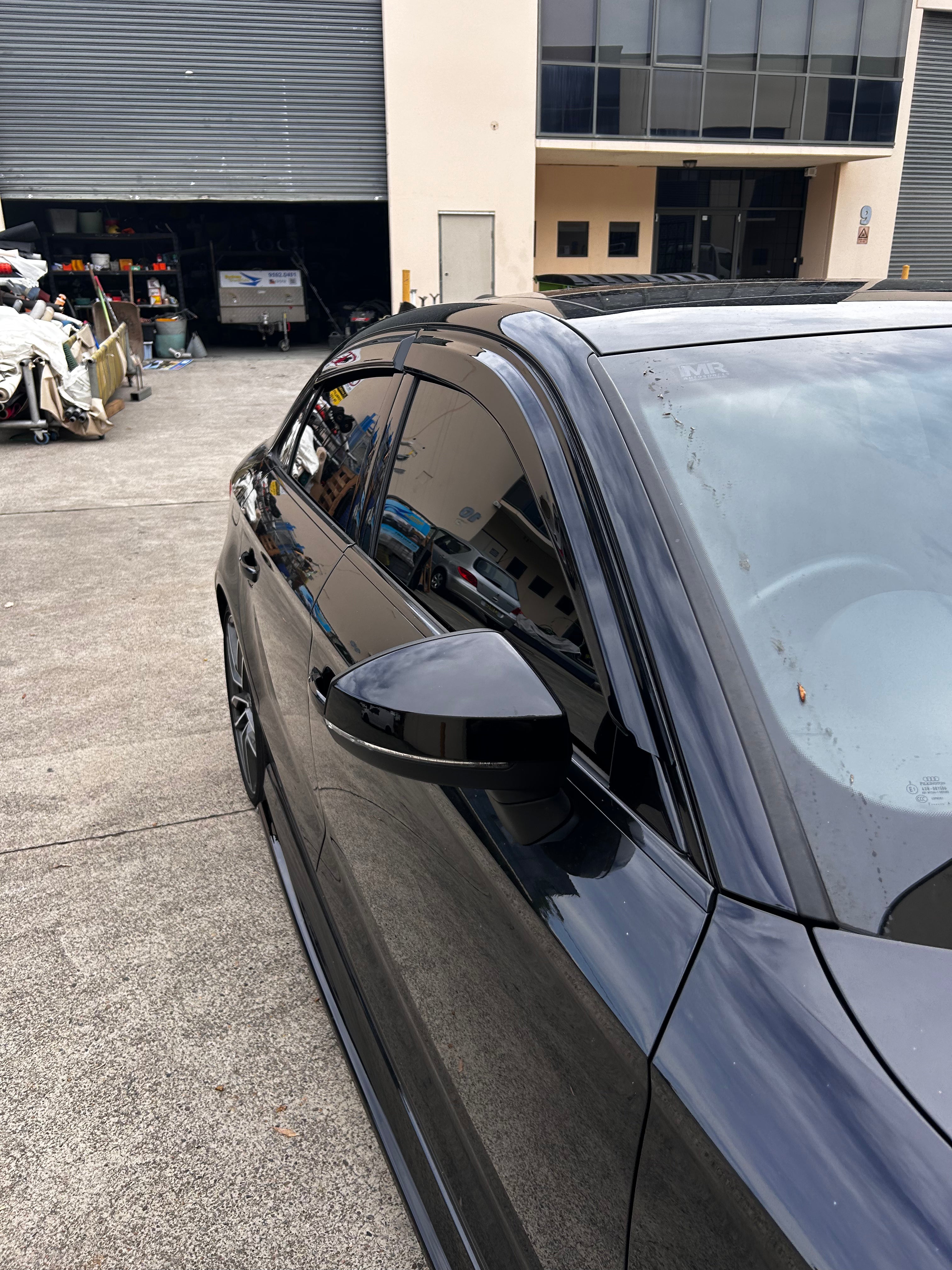 2013 - 2019 Audi A3/S3/RS3 Sedan Window Visors | Weather Shields