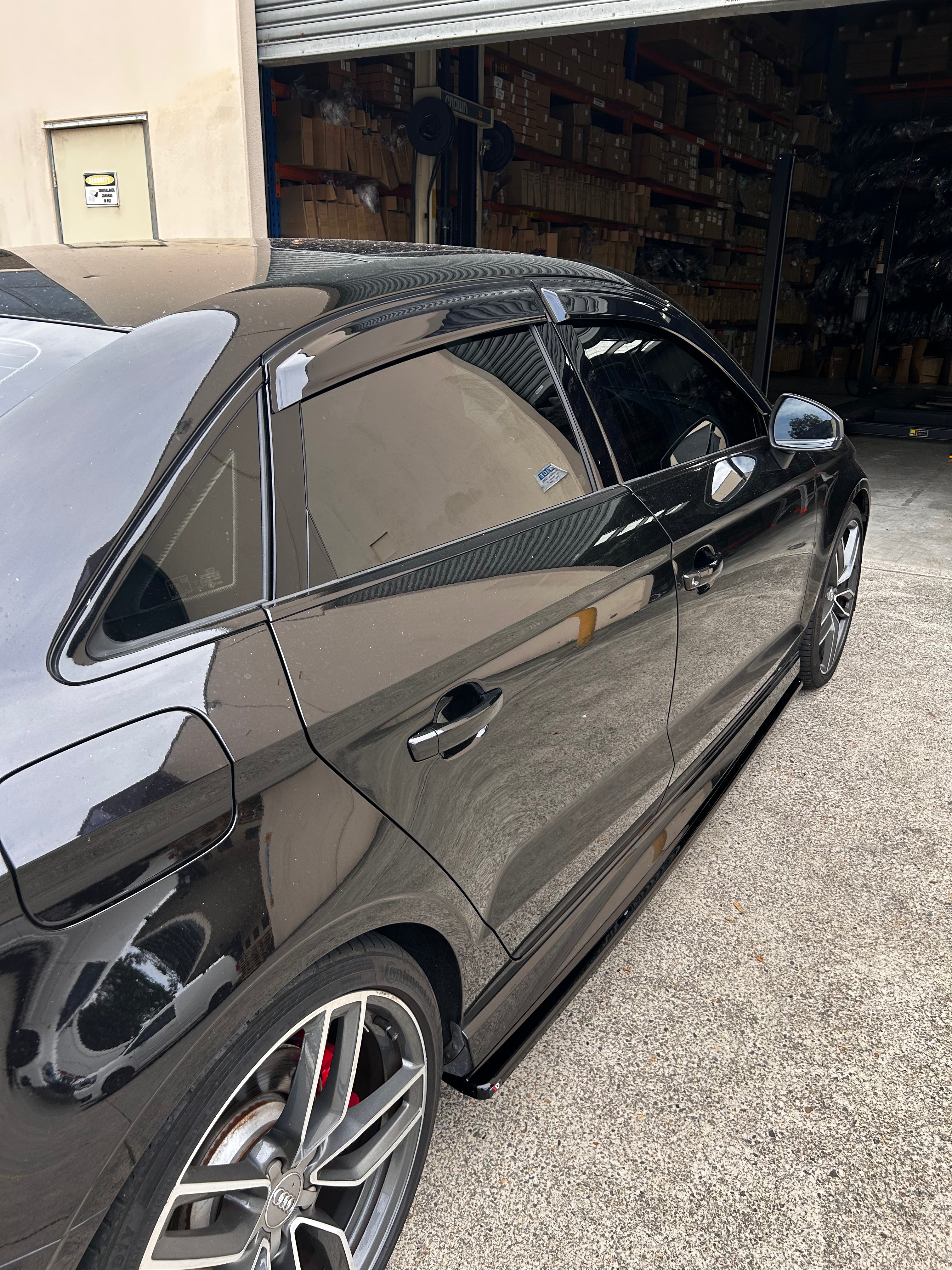 2013 - 2019 Audi A3/S3/RS3 Sedan Window Visors | Weather Shields