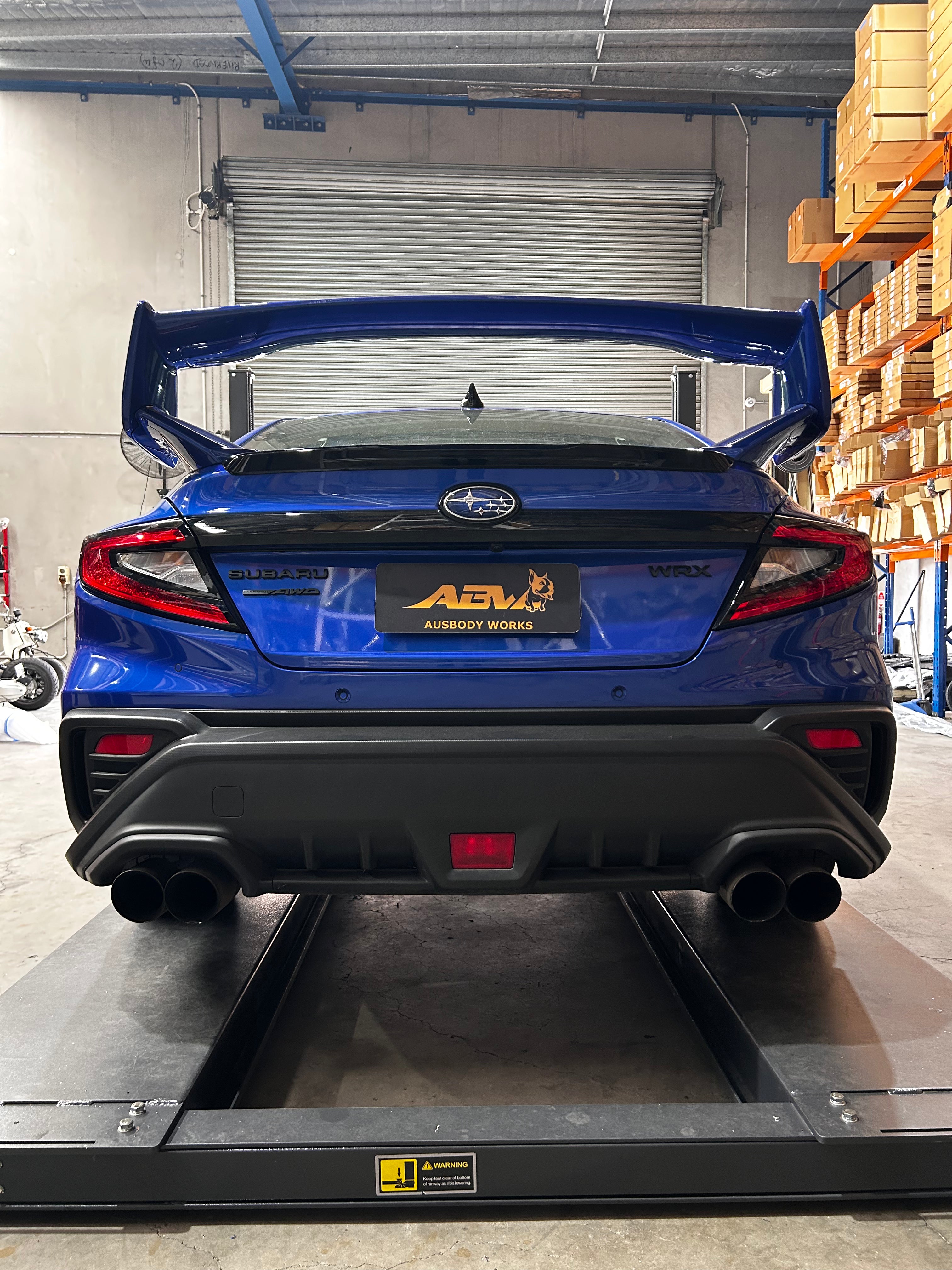 STI Style Wing Spoiler For 2022+ Subaru WRX VB [Paint Matched]