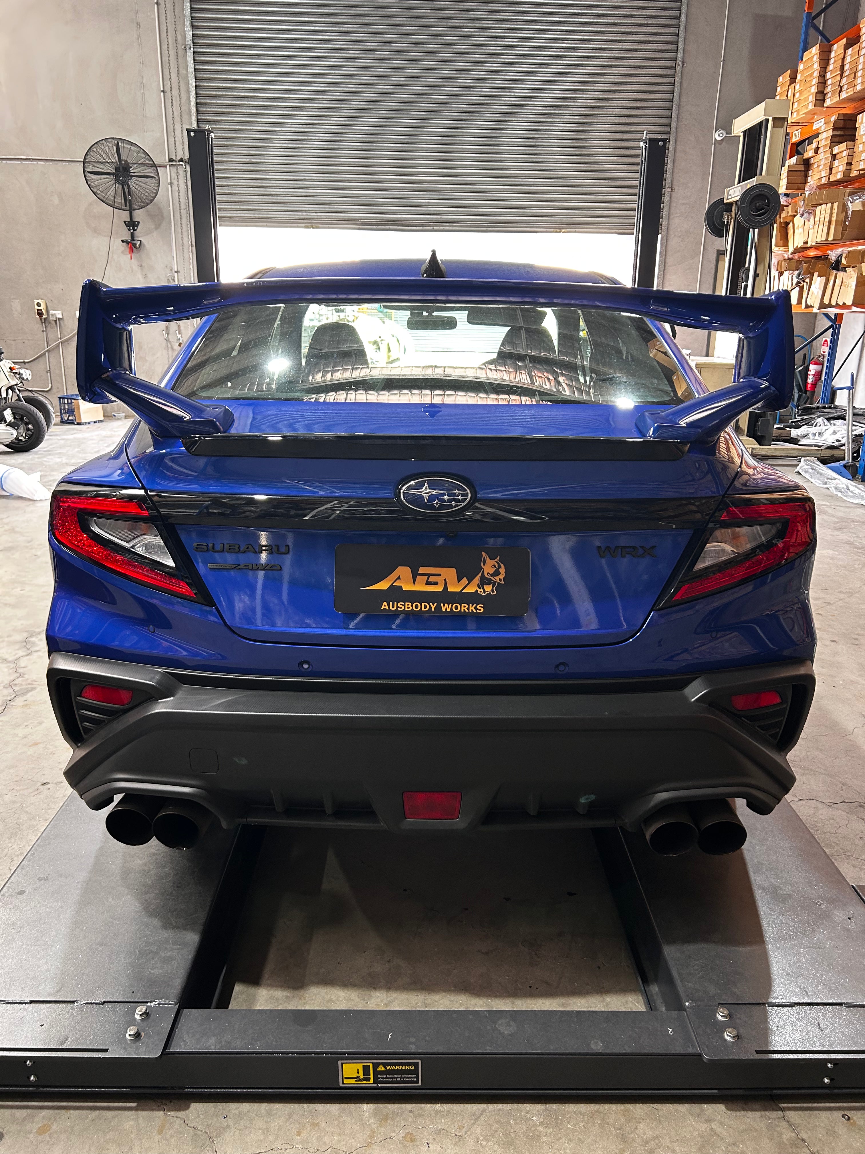 STI Style Wing Spoiler For 2022+ Subaru WRX VB [Paint Matched]