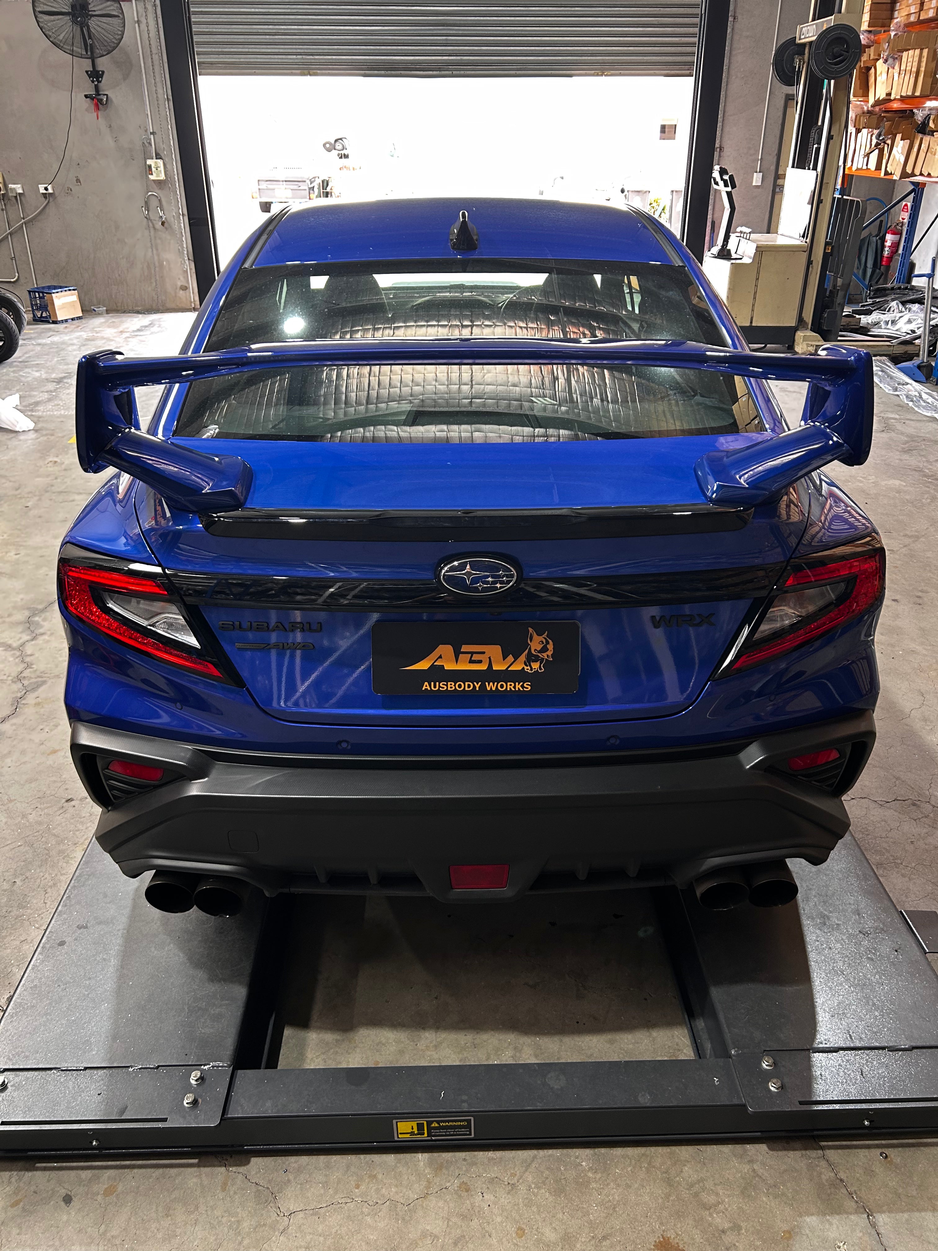 STI Style Wing Spoiler For 2022+ Subaru WRX VB [Paint Matched]