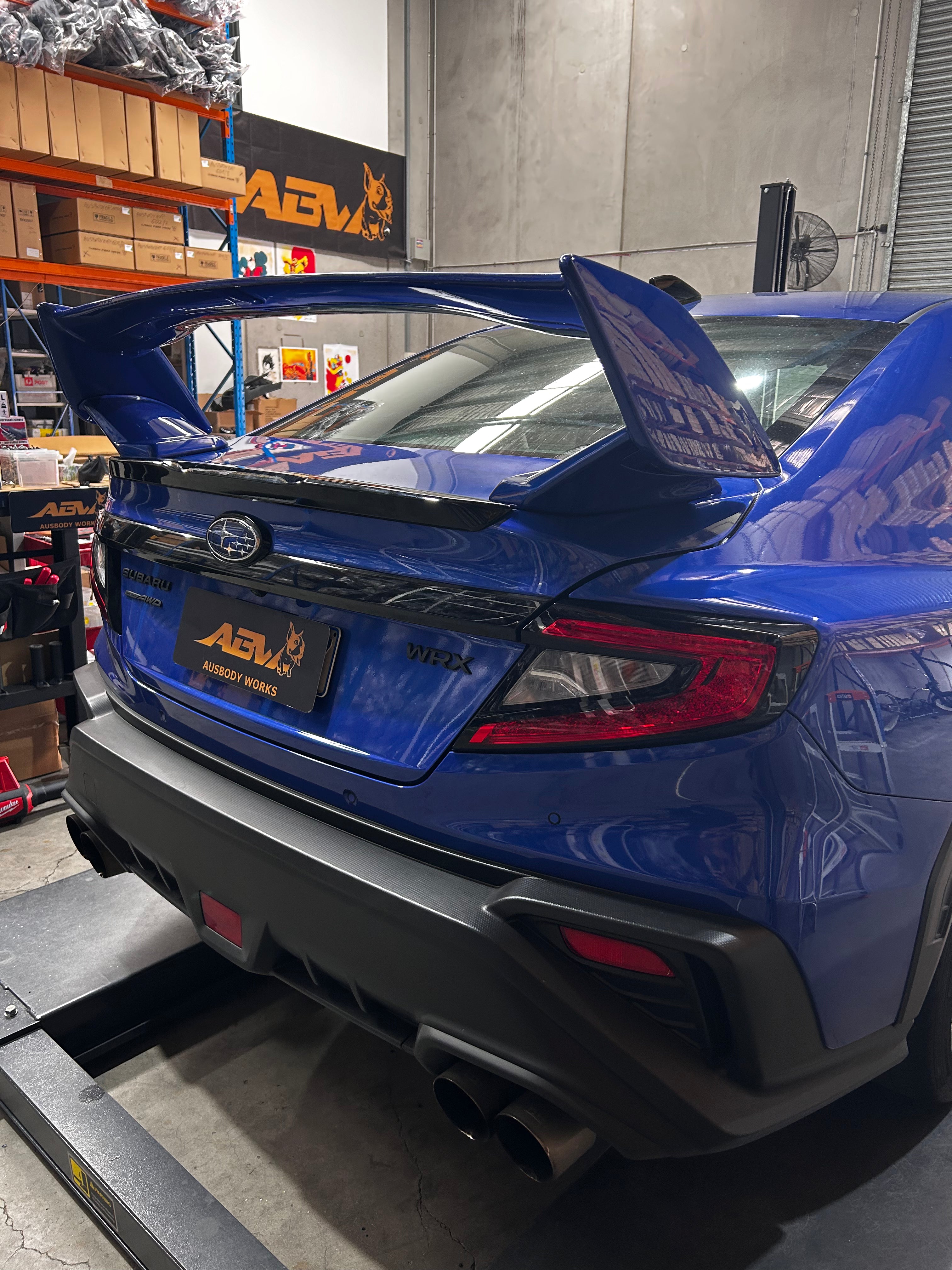STI Style Wing Spoiler For 2022+ Subaru WRX VB [Paint Matched]