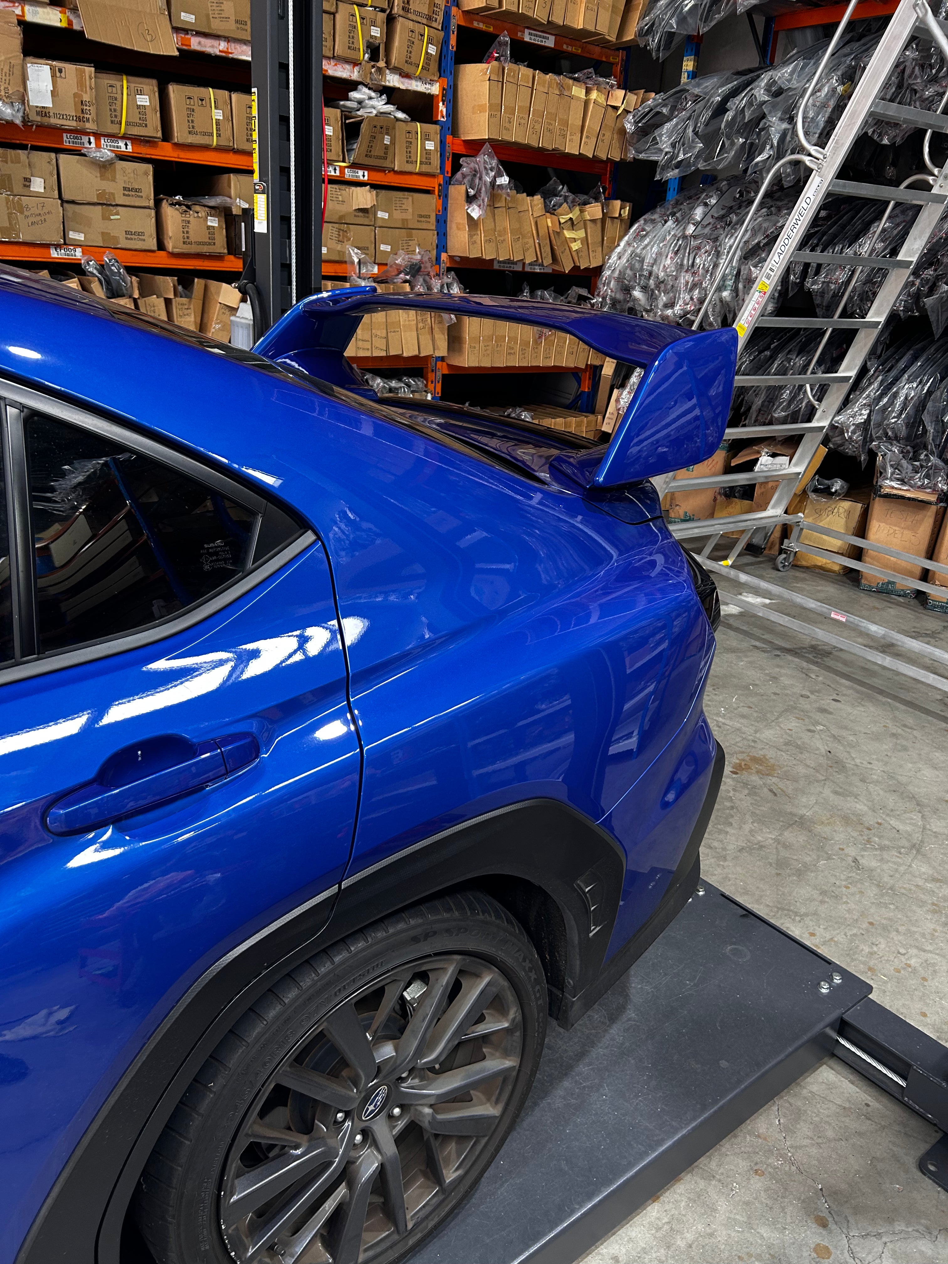 STI Style Wing Spoiler For 2022+ Subaru WRX VB [Paint Matched]