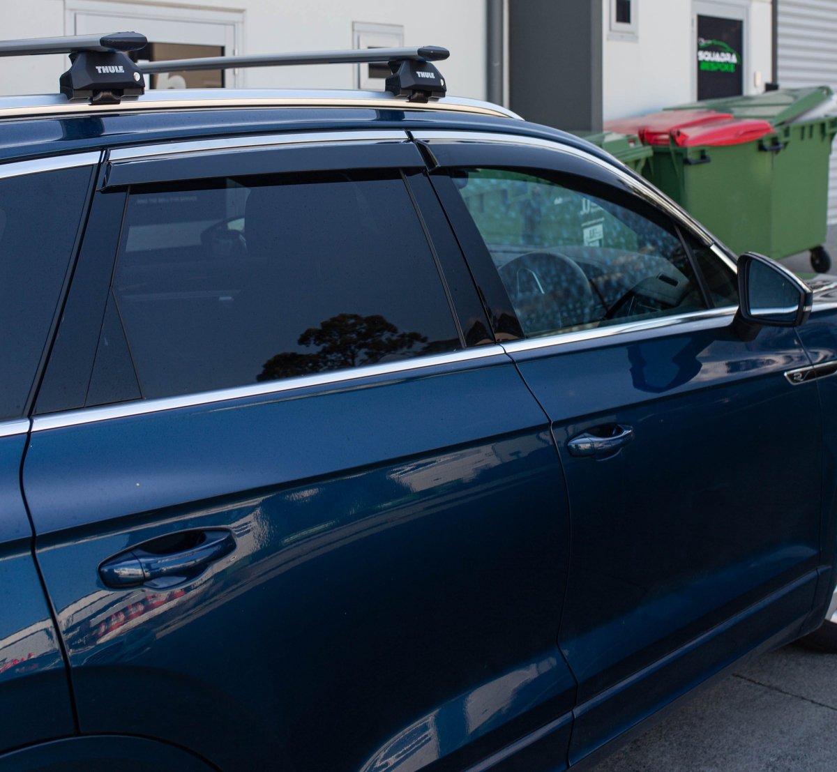 VOLKSWAGEN Touareg 2018+ (Stainless Trim) Window Visors | Weather Shields