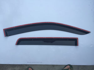 ISUZU D-MAX double cab 4dr 2012 - 2019 Window Visors | Weather Shields