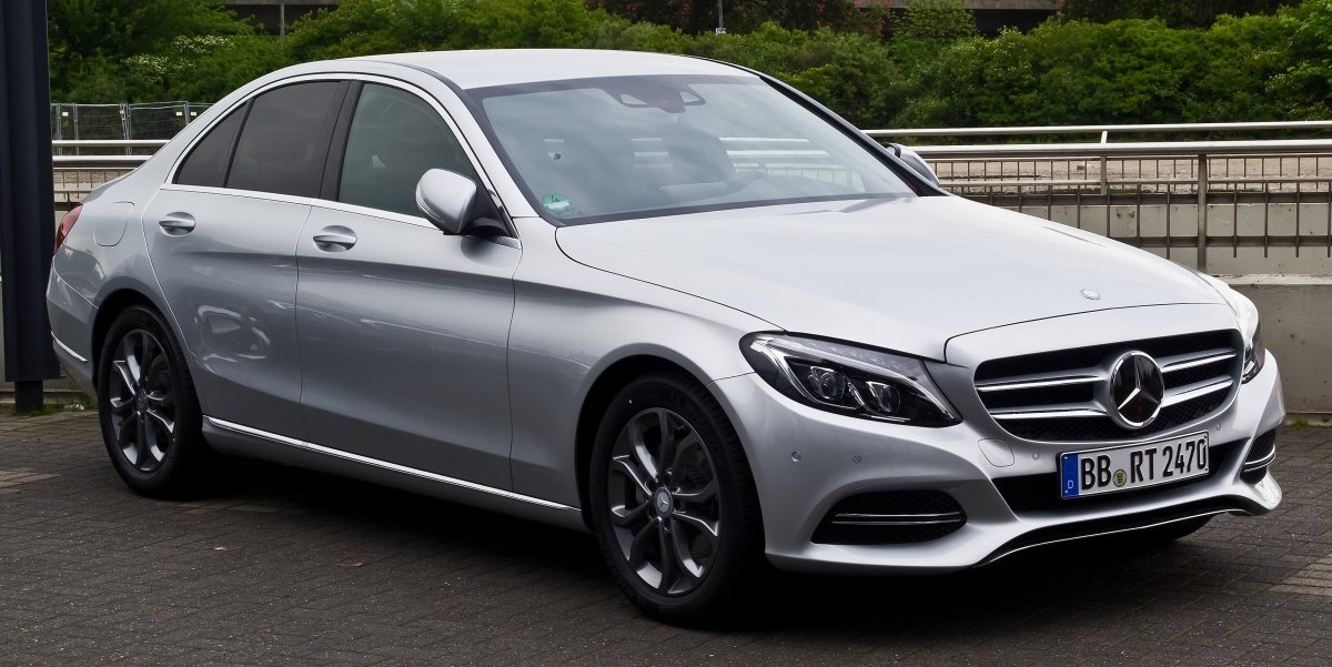 Mercedes C Class W205 2015+ (Chrome Trim) Window Visors | Weather Shields