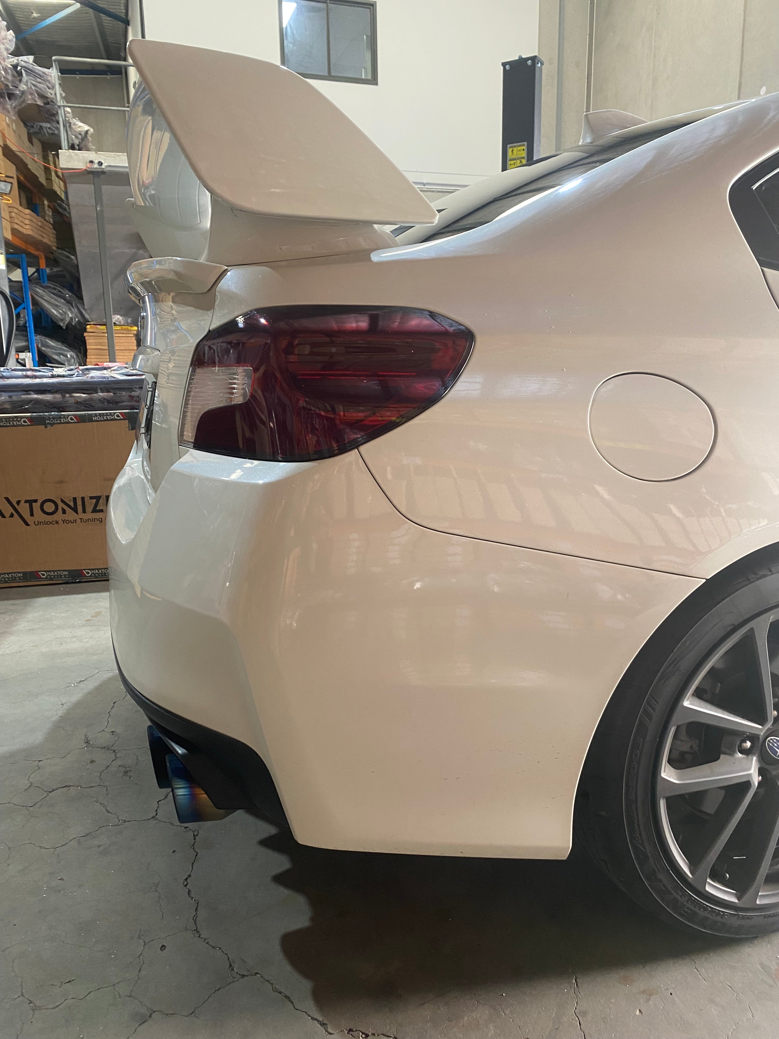 STI Style Wing Spoiler For 2015-2021 Subaru WRX/STI VA [Paint Matched]
