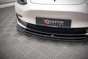 Maxton Design Front Splitter V.3 Tesla Model 3 Front Lip