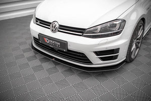 Maxton Design Racing Durability Front Splitter V2 VW Golf MK7 R Front Lip