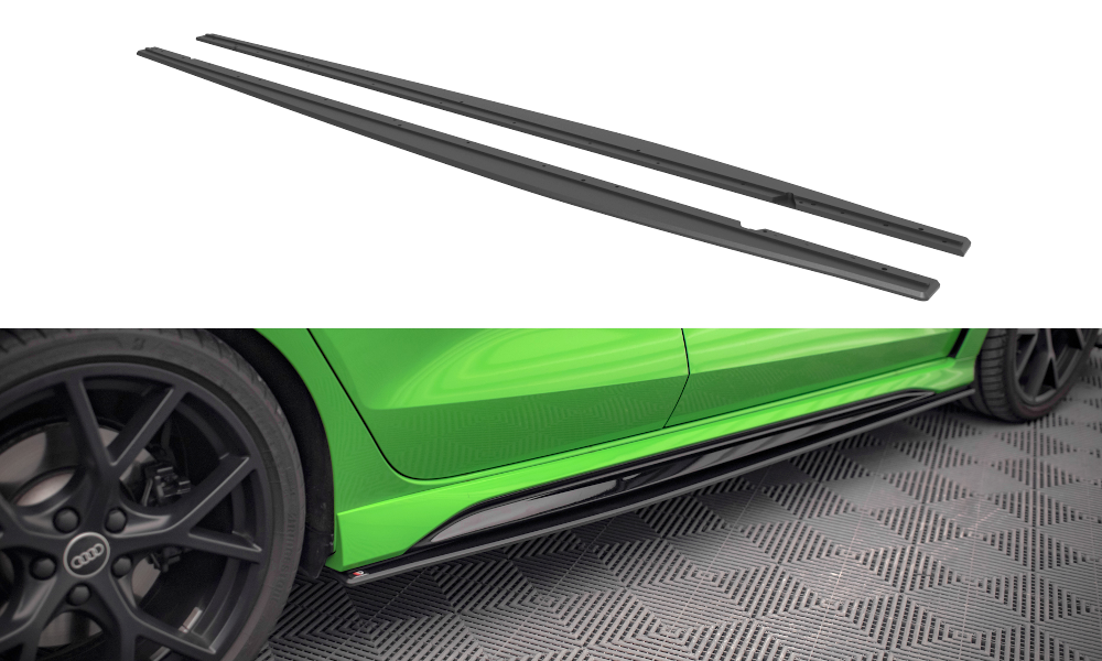 Maxton Design Racing Durability Side Skirts Audi RS3 8Y Street Pro Sedan