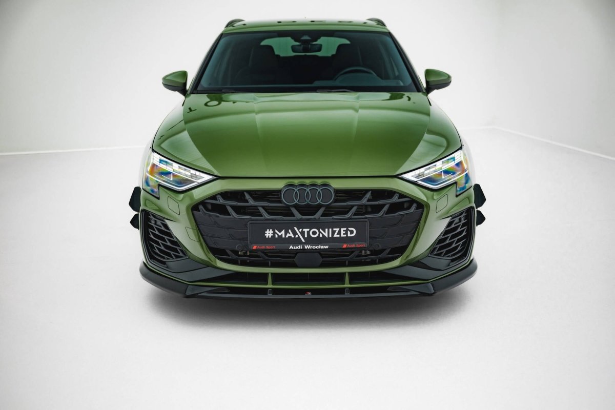 Maxton Design Front Splitter V.1 Audi S3 / A3 S-line Sportback / Sedan 8Y Facelift