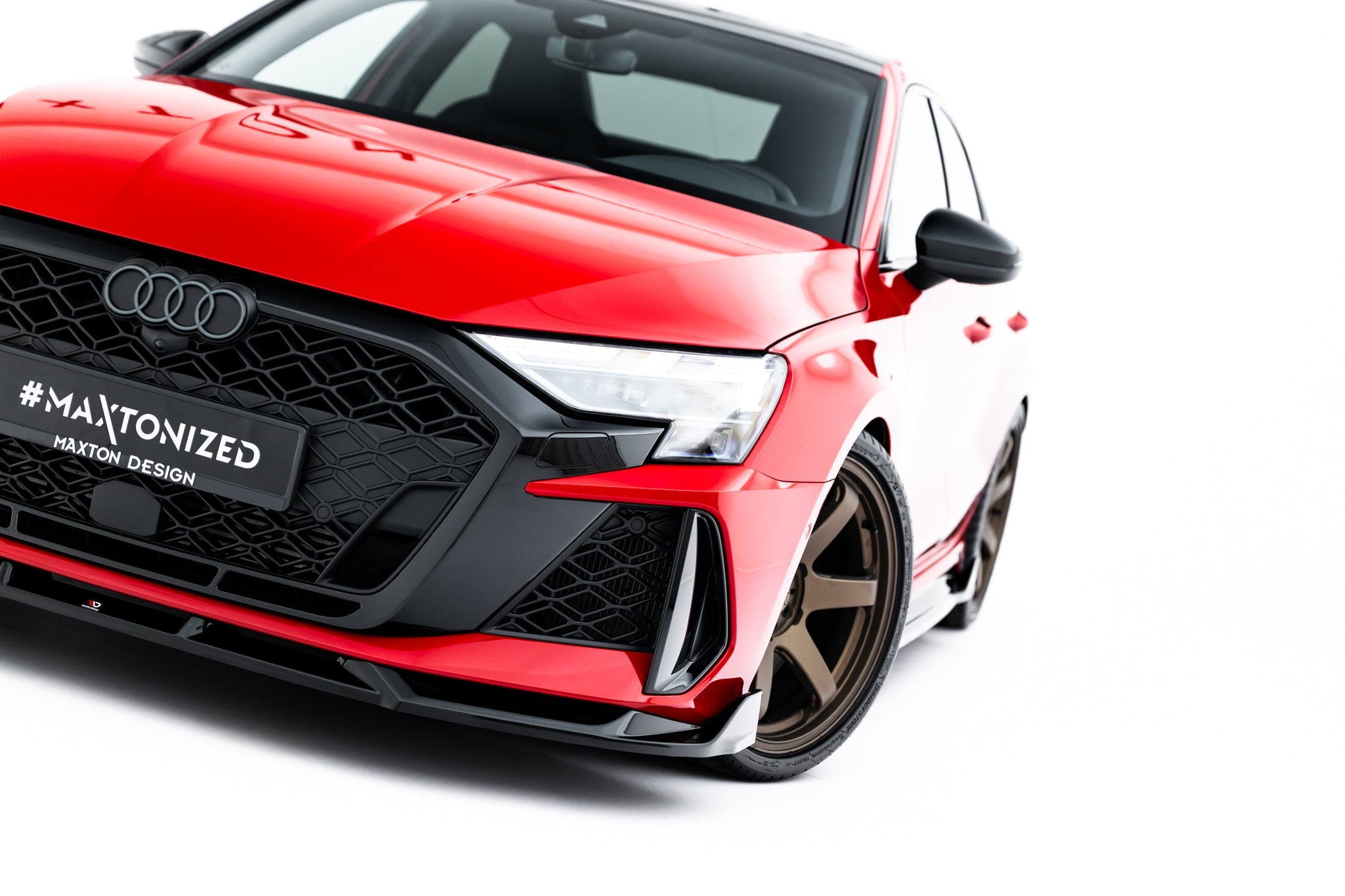 Maxton Design Front Splitter V.3 Audi RS3 Sedan / Sportback 8Y Facelift