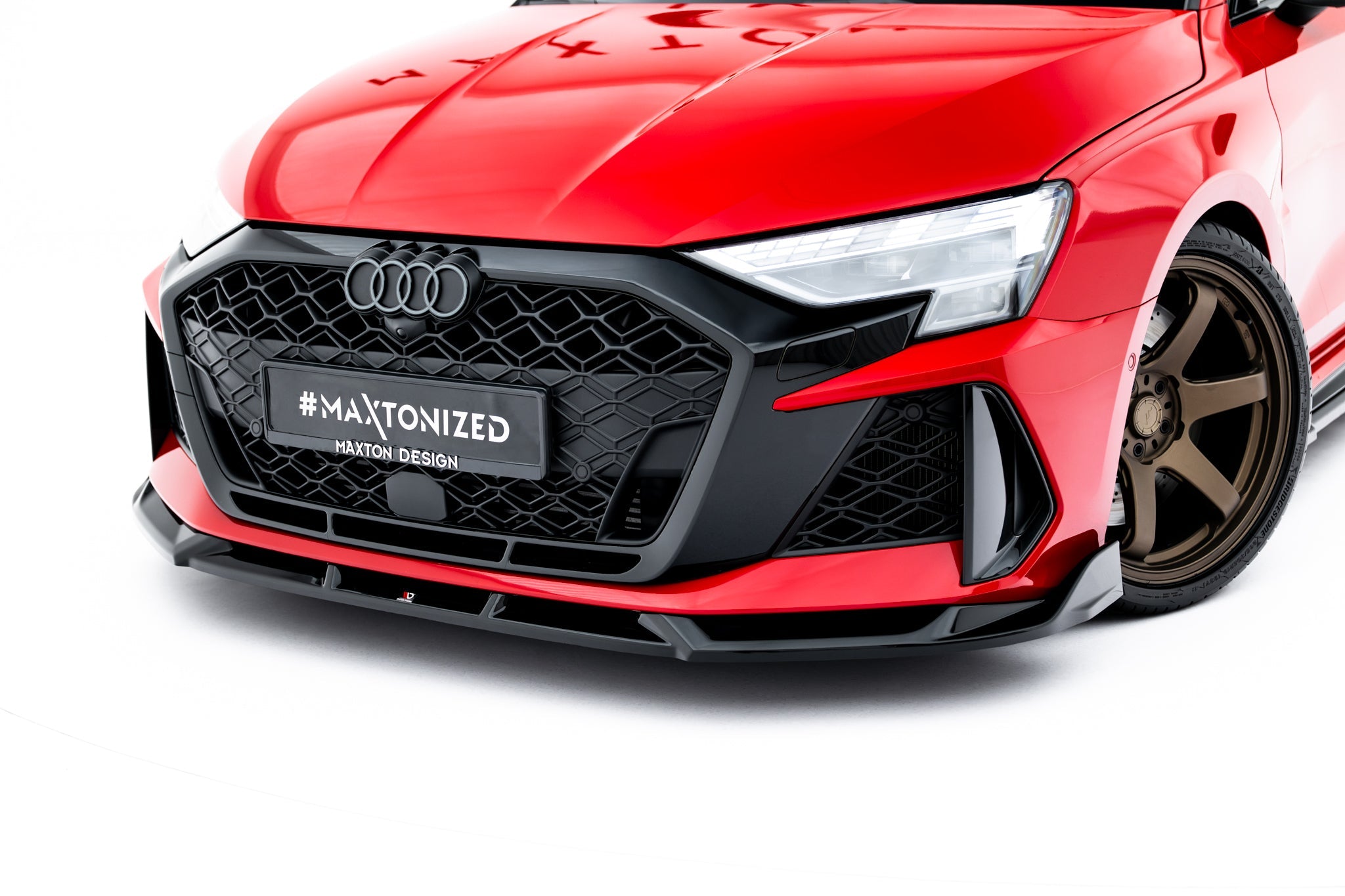 Maxton Design Front Splitter V.3 Audi RS3 Sedan / Sportback 8Y Facelift