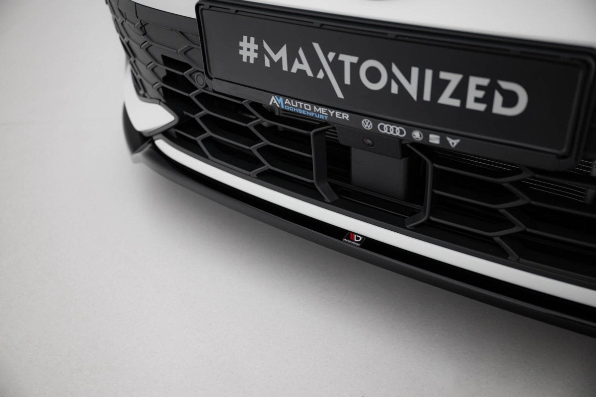 Maxton Design Front Splitter V.3 Volkswagen Golf GTI / GTE / R-Line Mk8 Facelift