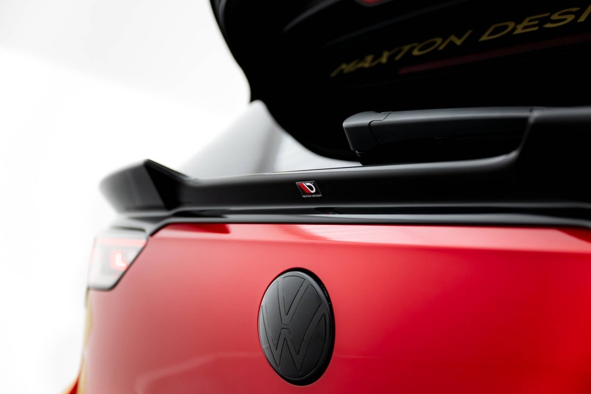 Maxton Design Lower Spoiler Cap 3D Volkswagen Golf GTI / GTI Clubsport / R / R-Line / GTE / GTD Mk8 / Mk8 Facelift