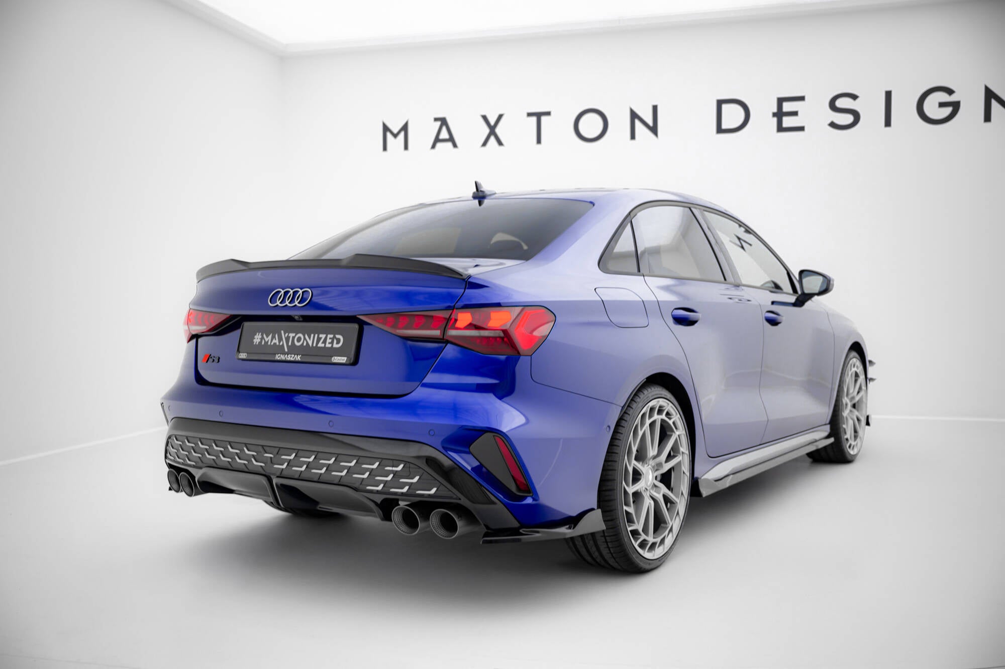 Maxton Design Rear Side Splitters V.2 Audi S3 Sedan 8Y Facelift