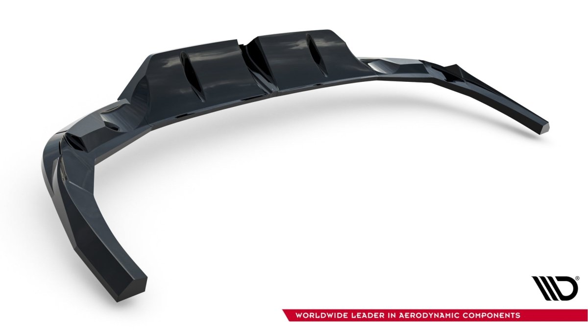Maxton Design Rear Splitter (with vertical bars) V.1 Audi RS3 Sedan 8Y Facelift