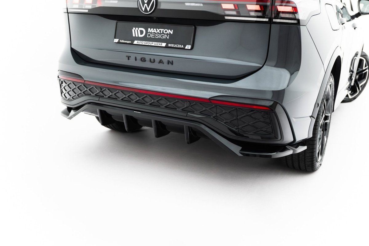 Maxton Design Rear Splitter (with vertical bars) Volkswagen Tiguan R-Line Mk3