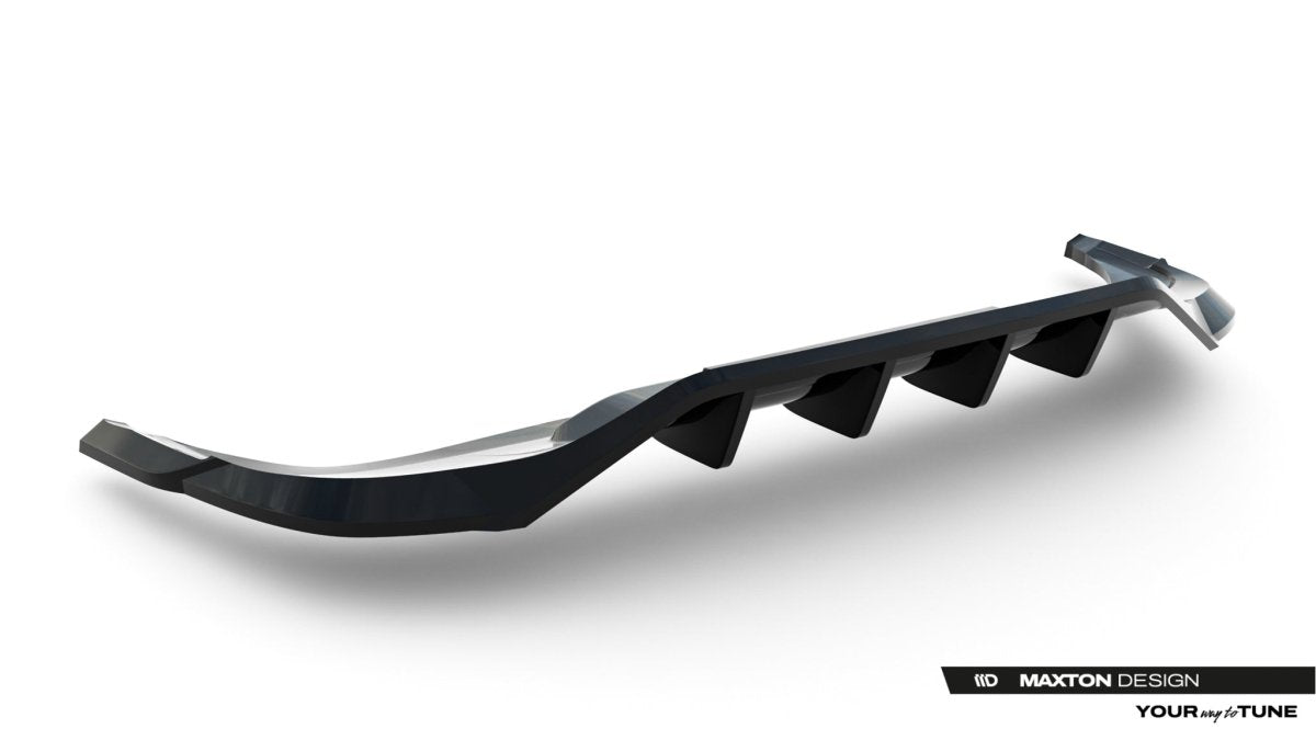 Maxton Design Rear Splitter (with vertical bars) Volkswagen Tiguan R-Line Mk3