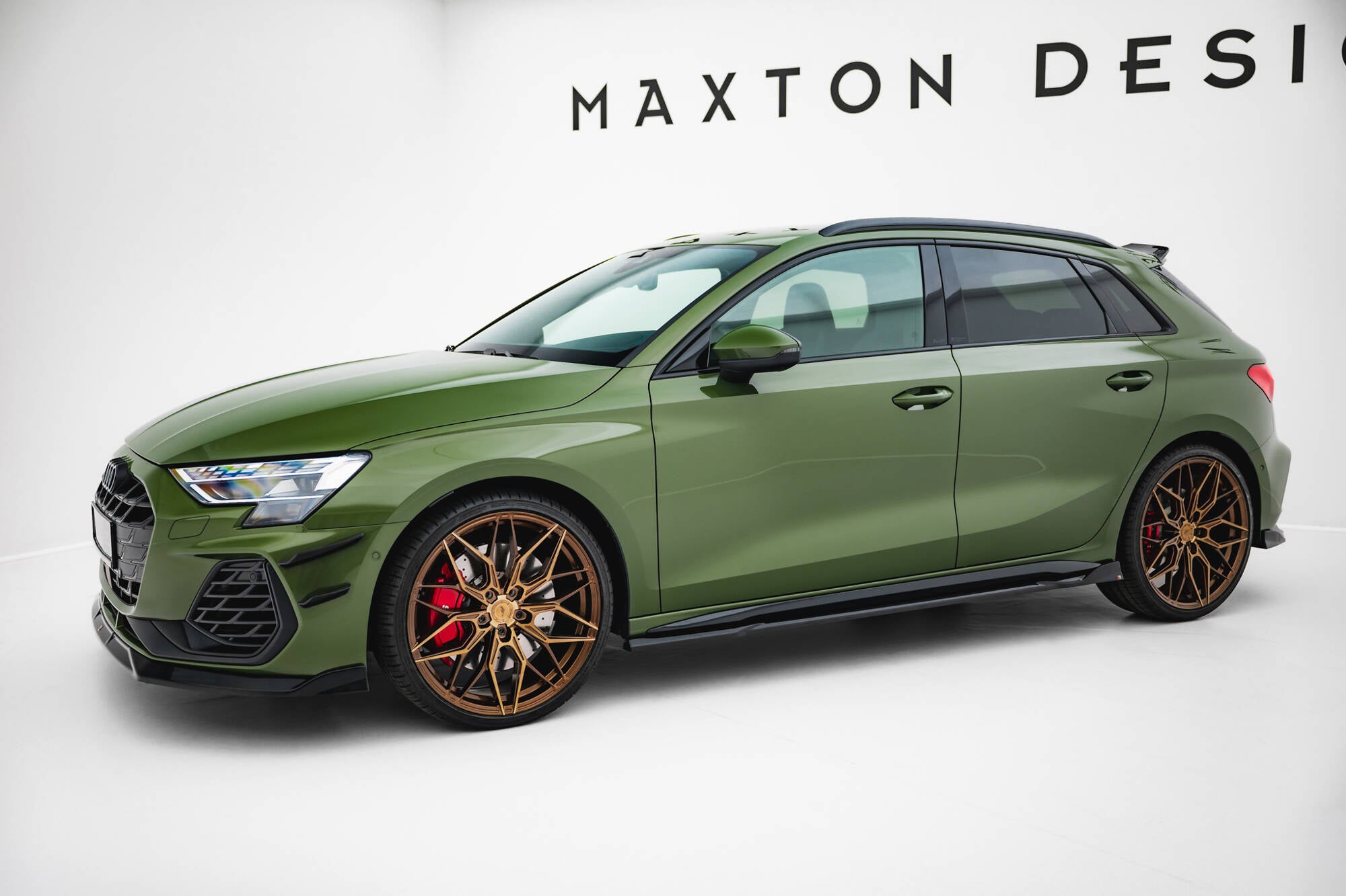 Maxton Design Side Skirts Diffusers V.3 Audi S3 Sportback / A3 S-line Sportback 8Y Facelift