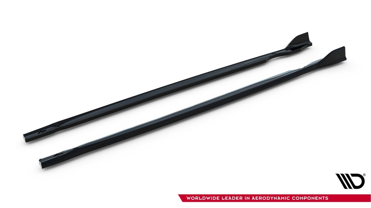 Maxton Design Side Skirts Diffusers V.4 Volkswagen Golf R Mk8 / Mk8.5 Facelift