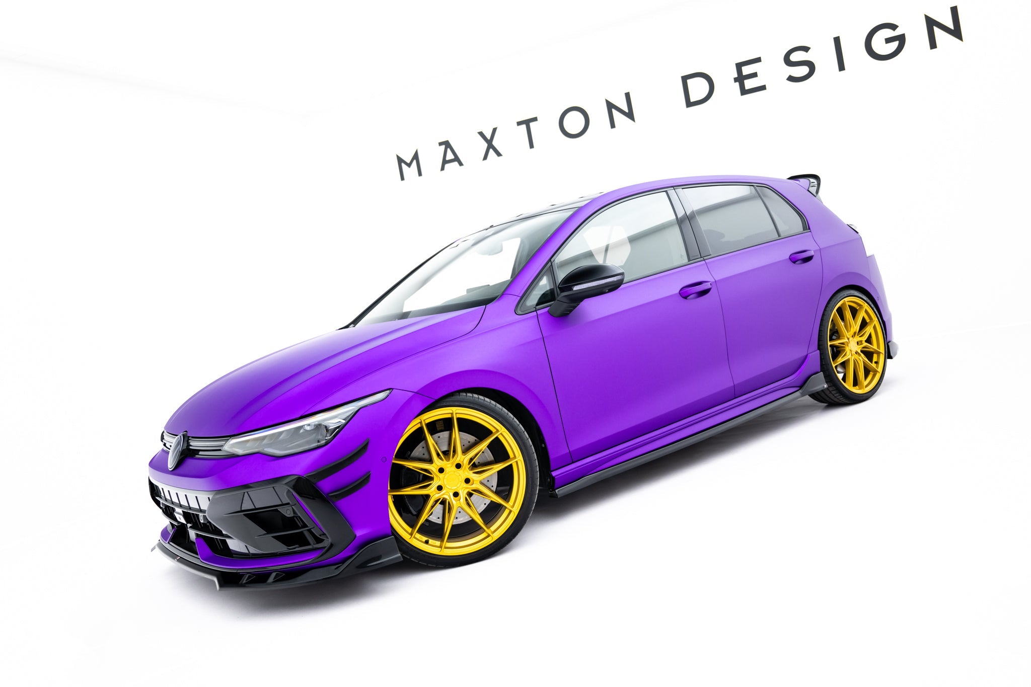 Maxton Design Side Skirts Diffusers V.4 Volkswagen Golf R Mk8 / Mk8.5 Facelift