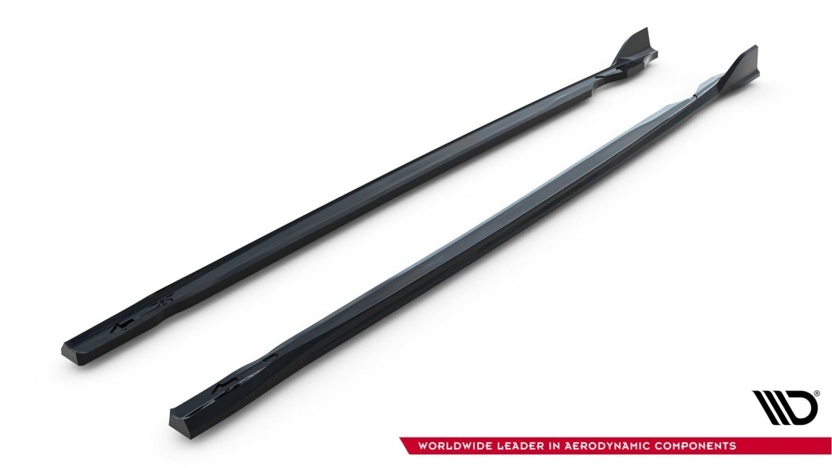 Maxton Design Side Skirts Diffusers V.4 Volkswagen Golf R Mk8 / Mk8.5 Facelift