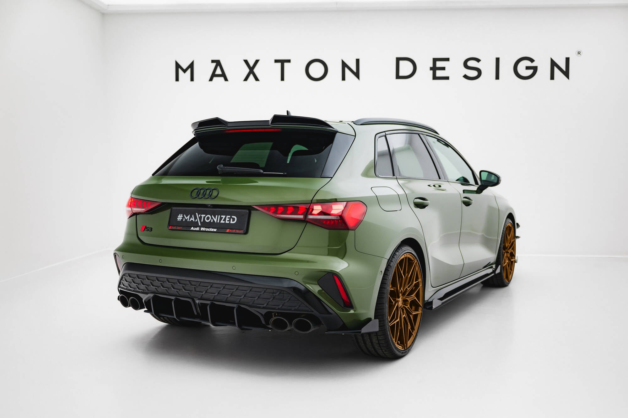 Maxton Design Street Pro Rear Diffuser Audi S3 Sportback 8Y Facelift