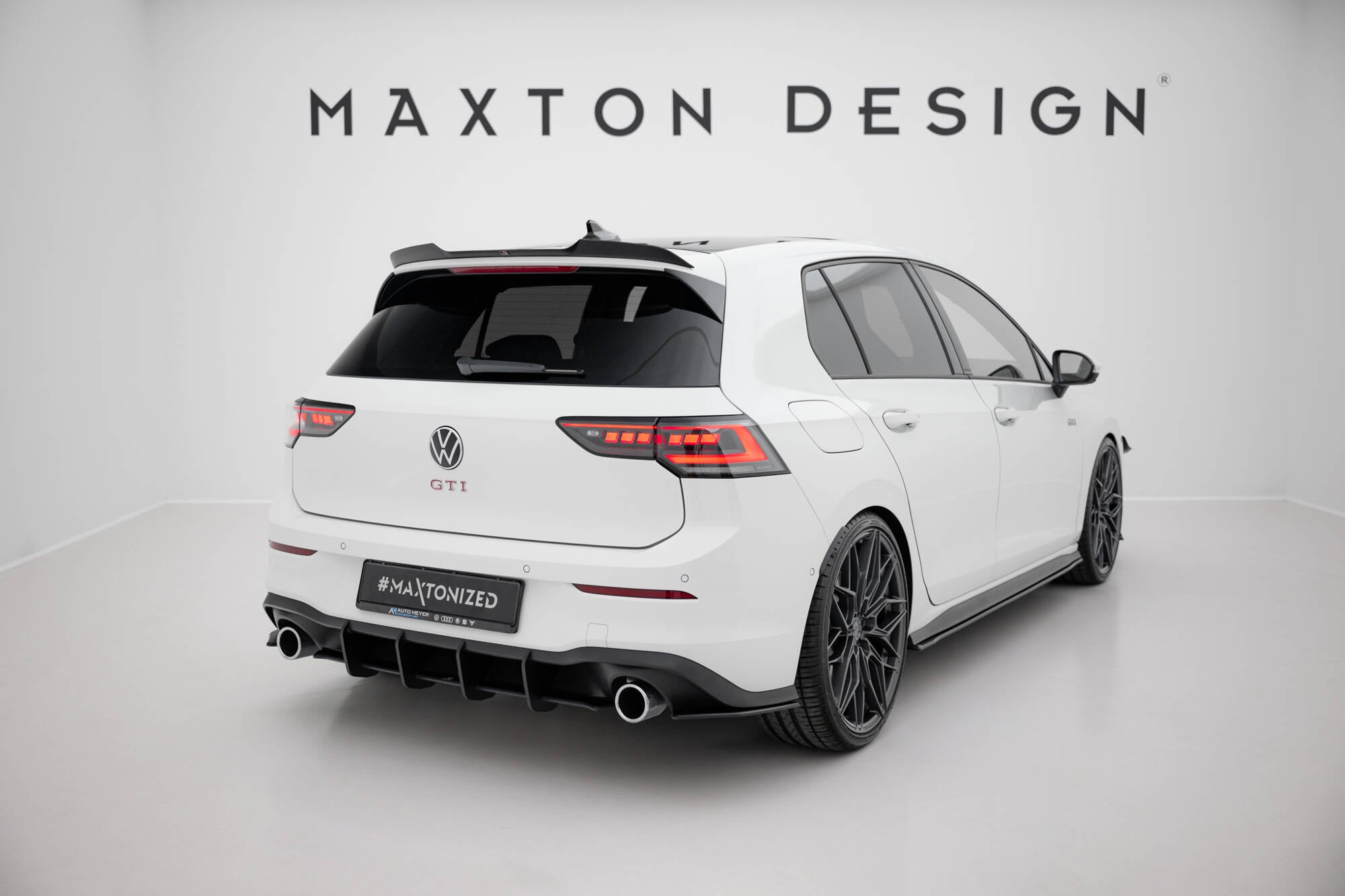 Maxton Design Street Pro Rear Side Splitters V.1 Volkswagen Golf GTI / GTE / R-Line Mk8